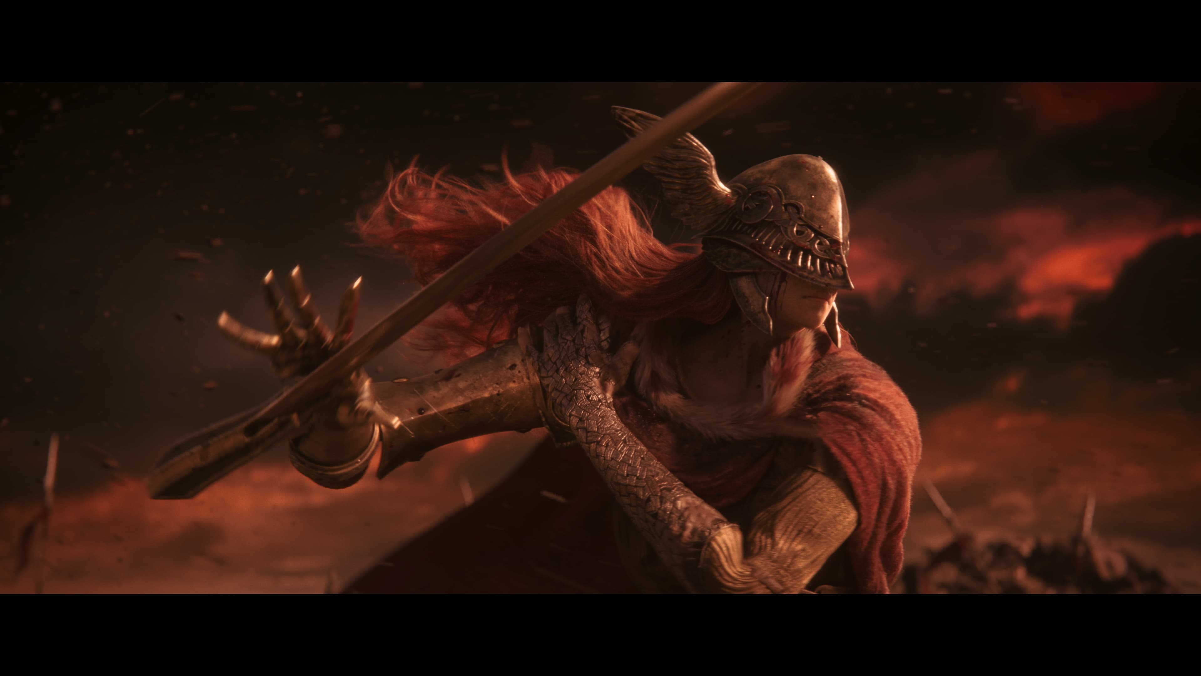 The haunting beauty of the Erdtree dominates the skyline.